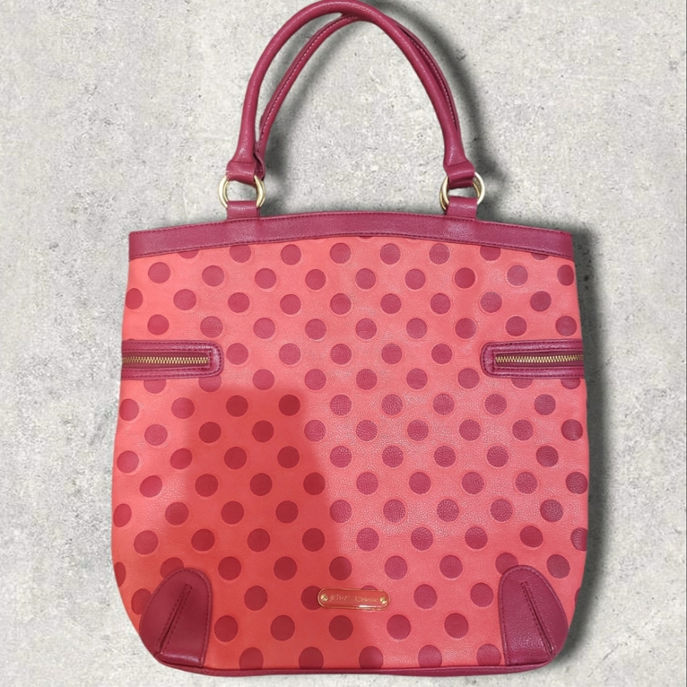 Betsey Johnson Polka Dot Tote